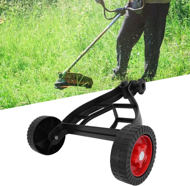 Topyond String Trimmer Wheel Attachment, Auxiliary Support Wheels Kit for Weed Eater Brush Cutter, Quick Installation Lawn Trimmer Accessories with ABS Material, Gardening Tools - Image 2